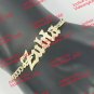 PERSONALIZED 14K GOLD PLATED OLD ENGLISH LINK BRACELET ,ANY NAME UP TO 9 LETTERS