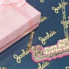 PERSONALIZED 14K GOLD PLATED  ANY COLOR ONYX BACKGROUND ANY NAME / COLOR