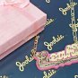 PERSONALIZED 14K GOLD PLATED  ANY COLOR ONYX BACKGROUND ANY NAME / COLOR