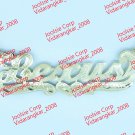 PERSONALIZED 14K GOLD GP NAME PLATE CHAIN NECKLACE  Any Name UP TO 9 Letters
