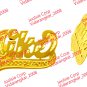 Personalized 18K Gold Plated / Sterling Silver MEN'S UNISEX Name stud Earrings