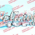 PERSONALIZED SOLID STERLING SILVER NAME NECKLACE CHAIN PENDANT * ANY NAME * US