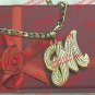 PERSONALIZED 14K GP 3D DOUBLE PLATED SCRIPT INITIAL PENDANT , FREE 5MM CHAIN