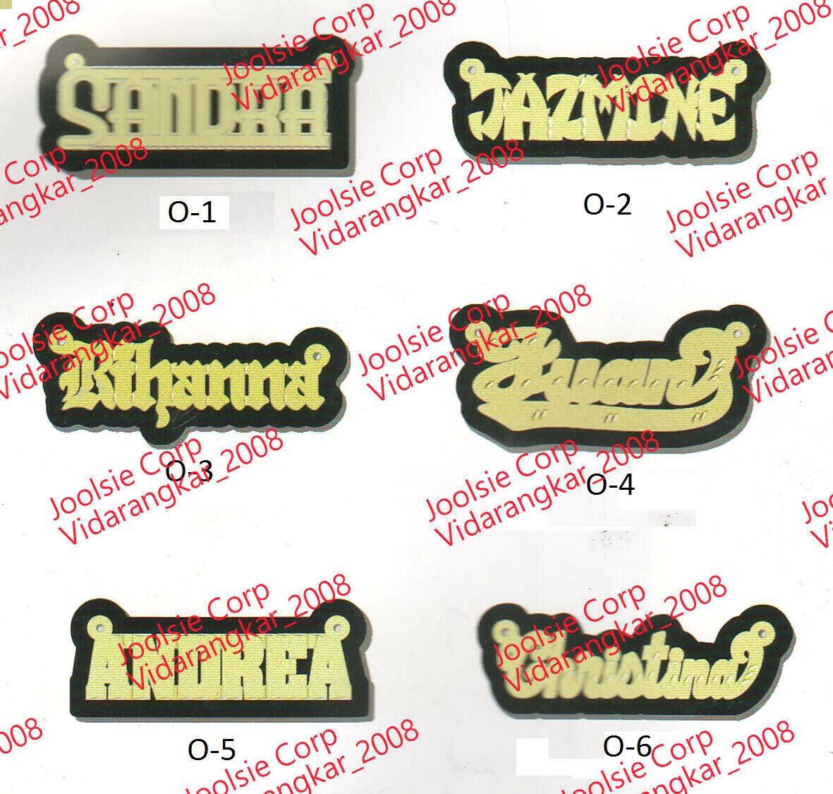 PERSONALIZED 14K GOLD PLATED  NAME PLATE NECKLACE W/ COLOR ONYX BACKGROUND
