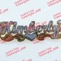 PERSONALIZED  14K GOLD PLATED 3D DOUBLE SCRIPT NAME PLATE NECKLACE ( ANY NAME)