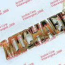 PERSONALIZED  SILGLE 18K GOLD GP  NAMEPLATE NAME NECKLACE (ANY NAME) US SELLER