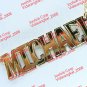 PERSONALIZED SILGLE 18K GOLD GP NAMEPLATE NAME NECKLACE (ANY NAME) US SELLER
