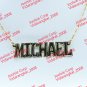 PERSONALIZED SILGLE 18K GOLD GP NAMEPLATE NAME NECKLACE (ANY NAME) US SELLER