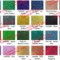 PERSONALIZED 14K GOLD PLATED ANY COLOR GLITTER BACKGROUND ANY NAME/COLR US SHIP