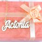 PERSONALIZED STERLING SILVER ANY NAME PLATE NECKLACE US SELLER ACTONIA STYLE