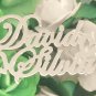 PERSONALIZED STERLING SILVER ANY 2 TWO NAMES COUPLE NAME NECKLACE LOVE US SELLER