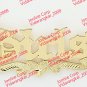 PERSONALIZED 18K GOLD PLATED OLD ENGLISH ANY NAME PLATE NECKLACE ** US SELLER