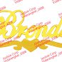 PERSONALIZED 14K GOLD PLATED NAME PLATE CHAIN NECKLACE *ANY NAME * US SELLER