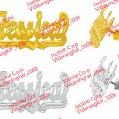 Personalized 18K Gold Plated / Sterling Silver Name Studs stud Earrings US SHIP