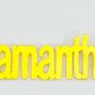 PERSONALIZED GOLD PLATED ANY NAME PLATE NECKLACE  BLOCK UNISEX * US SELLER
