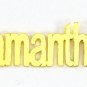 PERSONALIZED GOLD PLATED ANY NAME PLATE NECKLACE  BLOCK UNISEX * US SELLER