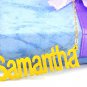 PERSONALIZED GOLD PLATED ANY NAME PLATE NECKLACE  BLOCK UNISEX * US SELLER