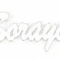 PERSONALIZED STERLING SILVER ANY NAME PLATE NECKLACE  BRUSH SCRIPT  * US SELLER