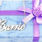 PERSONALIZED STERLING SILVER ANY NAME PLATE NECKLACE  CARRIE STYLE  * US SELLER