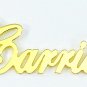 PERSONALIZED GOLD PLATED CARRIE STYLE ANY NAME PLATE NECKLACE * US SELLER