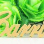 PERSONALIZED GOLD PLATED CARRIE STYLE ANY NAME PLATE NECKLACE * US SELLER