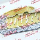 PERSONALIZED UNISEX 14K GOLD / SILVER FLAT NAME RING ANY NAME UP TO 7 LETTERS
