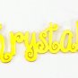 PERSONALIZED 18K GOLD PLATED CURLY STYLE ANY NAME PLATE NECKLACE  ** US SELLER