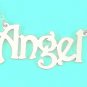 PERSONALIZED STERLING SILVER Harrington STYLE ANY NAME PLATE NECKLACE *US SELLER