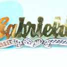 GABRIELLLA 14K GP NAME PLATE CHAIN PERSONALIZED GIFT