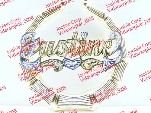 PERSONALIZED 14K GOLD PLATED 1.5 " (small)  BAMBOO NAME EARRINGS ANY NAME