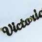 PERSONALIZED SILGLE 18K GOLD GP NAMEPLATE NECKLACE