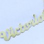 PERSONALIZED SILGLE 18K GOLD GP NAMEPLATE NECKLACE