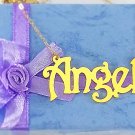 PERSONALIZED 18K GOLD PLATED Harrington STYLE ANY NAME PLATE NECKLACE *US SELLER