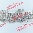 PERSONALIZED SILVER FIGARO  NAME PLATE BRACELET  * ANY NAME * US SELLER *
