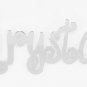Personalized 18K Gold Plated / Sterling Silver Name Necklace Retro Style Curly