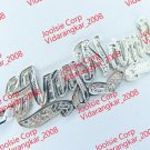 PERSONALIZED STERLING SILVER CURB CUBAN  NAME PLATE BRACELET * FREE US SHIPPING