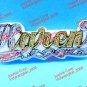 PERSONALIZED 14K GP ONYX / ACRYLIC NAME PLATE NECKLACE *ANY NAME /COLOR
