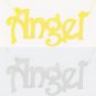 Personalized 18K Gold Plated / Sterling Silver Name Necklace Harrington Style