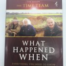 HTF The Time Team Guide to What Happened When Book Tim Taylor HC w Dust Jacket