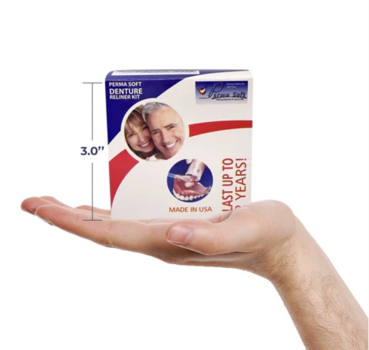 PERMA SOFT Denture Reline DENTURE RELINER KIT 2 LINER KITS INCLUDED