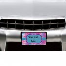 Personalized Tie-dyed Aluminum Car License Plate