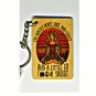 Cute Custom Made Funny Peace & Love Wooden Keychain