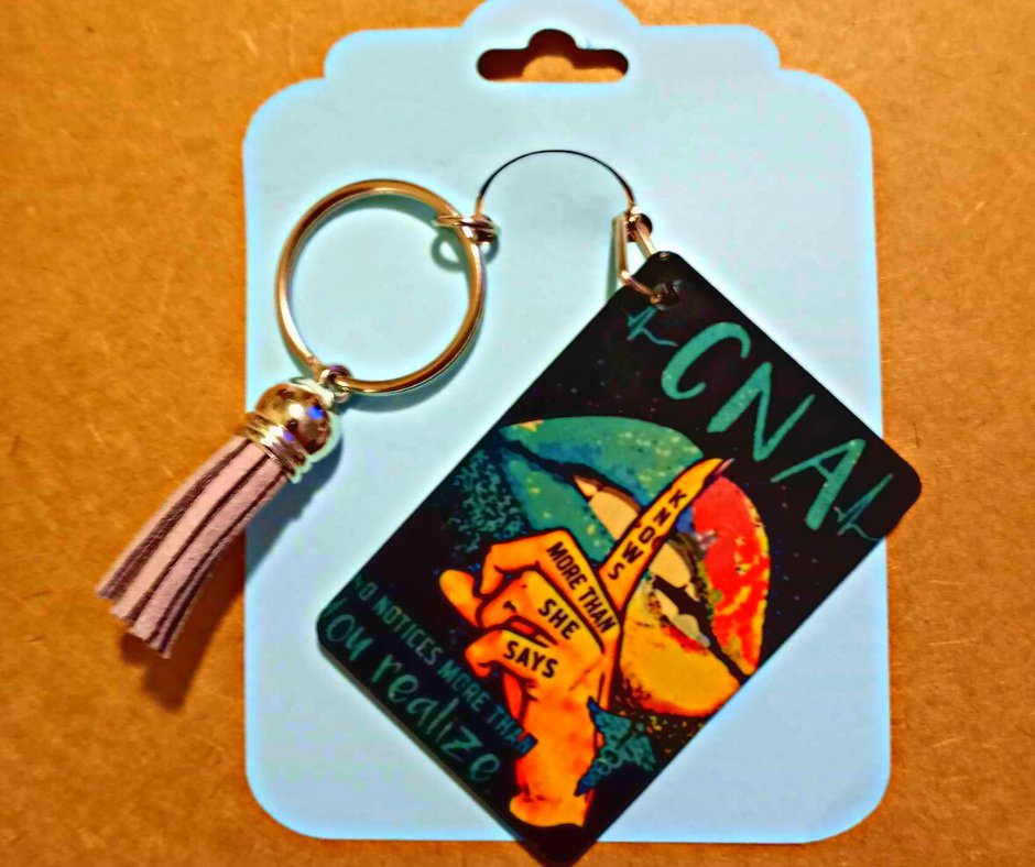 Custom made CNA Keychain