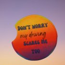 Set of 2 Scary Driver Car Coasters