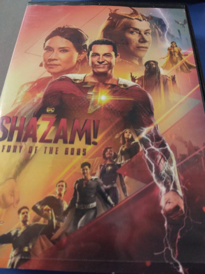 shazam fury of the gods dvd