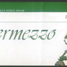 ALITALIA - 1981 INTERMEZZO TICKET - VERY RARE