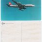 SWISSAIR - 1960'S - CONVAIR 990 CORONADO POSTCARD