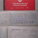 TURKISH AIRLINES - 1965 DIYARBAKIR - ISTANBUL ONE WAY TICKET