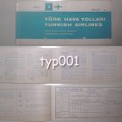 TURKISH AIRLINES - 1970 TICKET OF GANI TURANLI - CINEMA  -