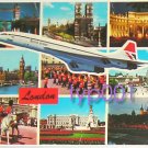 BRITISH AIRWAYS - 1981 CONCORDE OVER LONDON POSTCARD